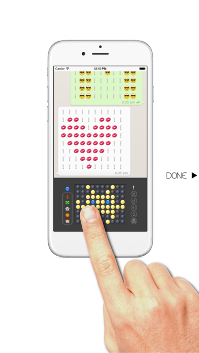 Screenshot #1 pour Emoji Doodle - Keyboard