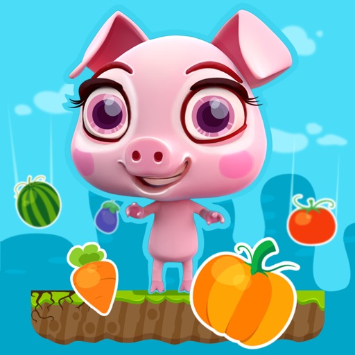 Piggy Jump › Hungry Piglet Endless Jumping Adventure