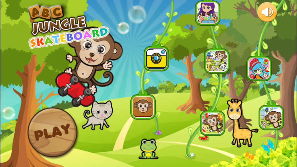 Abc jungle skateboard -  for preschoolers, babies, kids, learn English - 1.1 - (iOS)