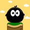 Blackie Jump has simple rule, tap the right to down, tap left to jump up