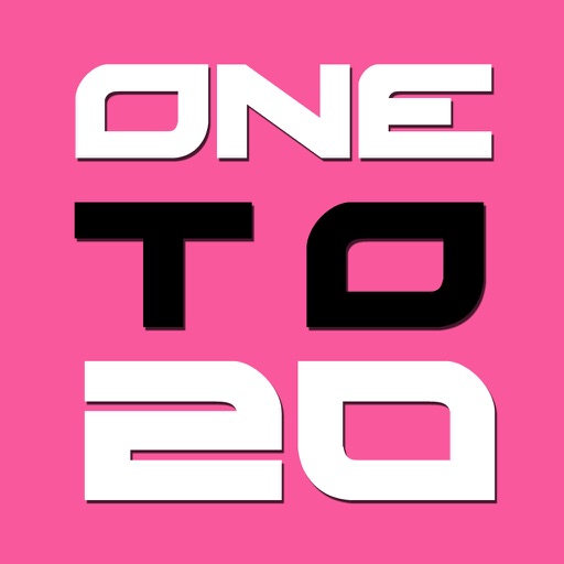 One To 20 Numbers Challenge Pro Icon