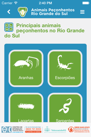 Animais Peçonhentos Rio Grande do Sul screenshot 3