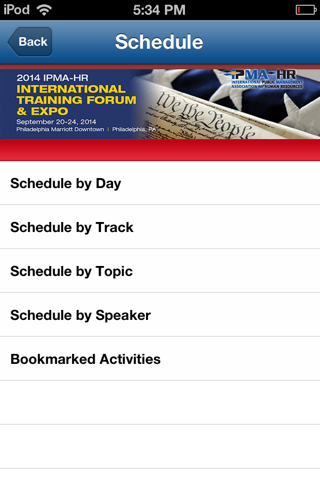 IPMA-HR Events screenshot 2