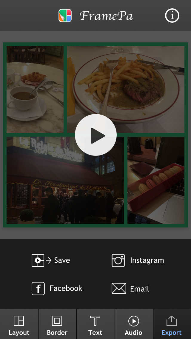 FramePa : Flip your photos in frames on Instagram iPhone screenshot 5 - Photo & Video app