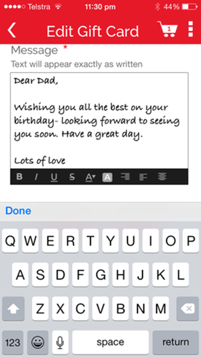 How to cancel & delete i Gift Wine from iphone & ipad 3