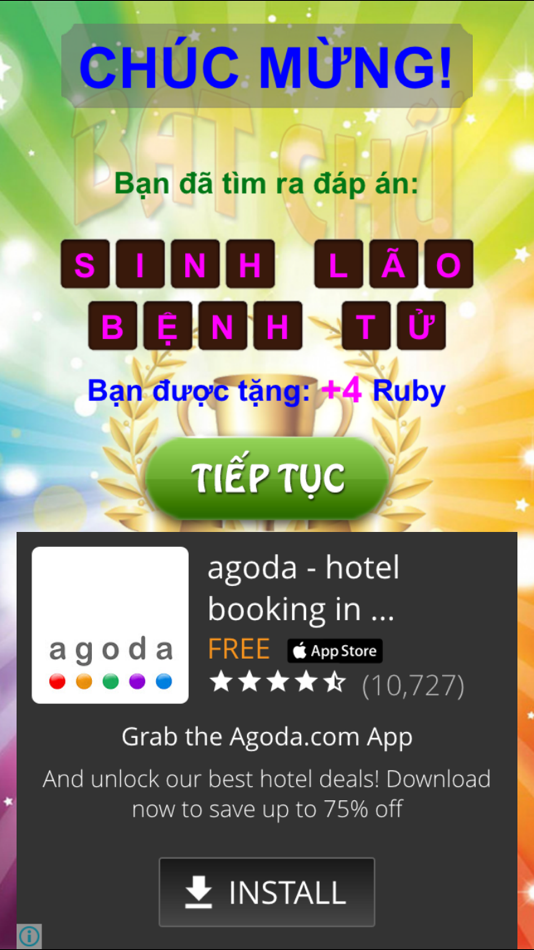 #4. Bắt Chữ 2 (iOS) 由: WePlay Media and Technology Joint Stock Company