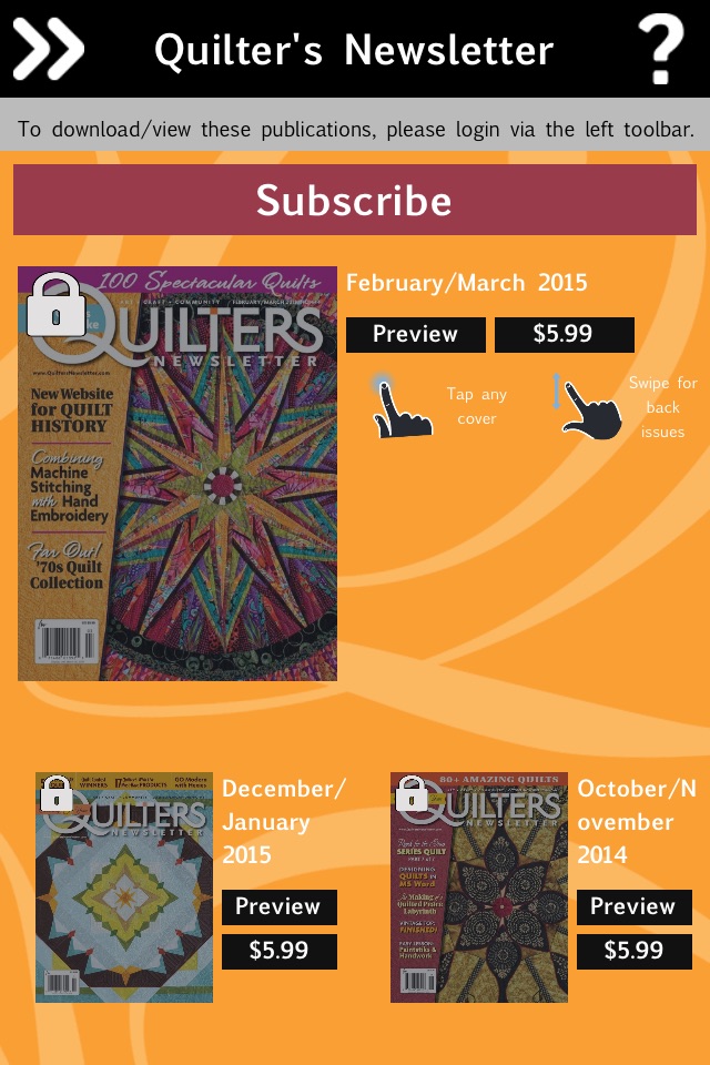 Quilters Newsletter Magazine screenshot 2