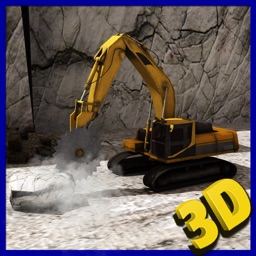 méga montagne de forage construction grutier jeu 3d