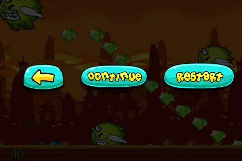 Flappy Ninja's Kingdom Vs the Plague of Angry Monsters! - Free screenshot 2