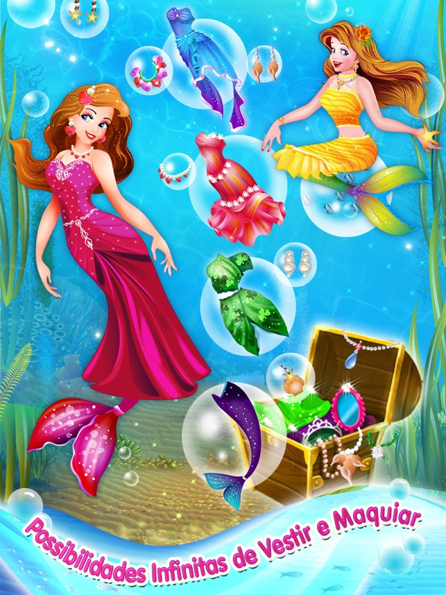 Princesa Sereia Roupa Vestir – Apps no Google Play