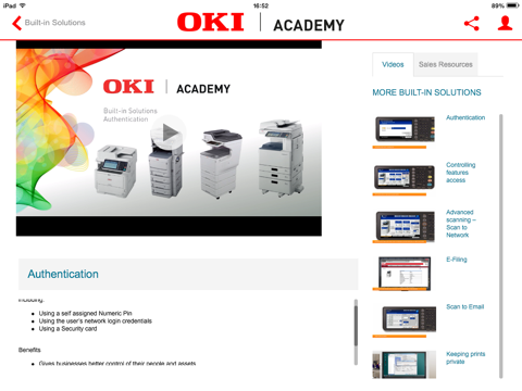 OKI Academy screenshot 2
