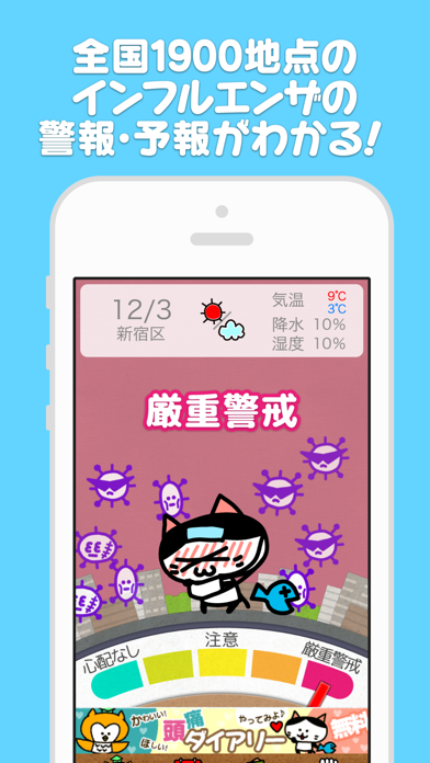 Screenshot #2 pour インフルメーター