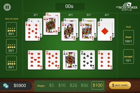 CT Aces Poker - Seven's Up screenshot 4