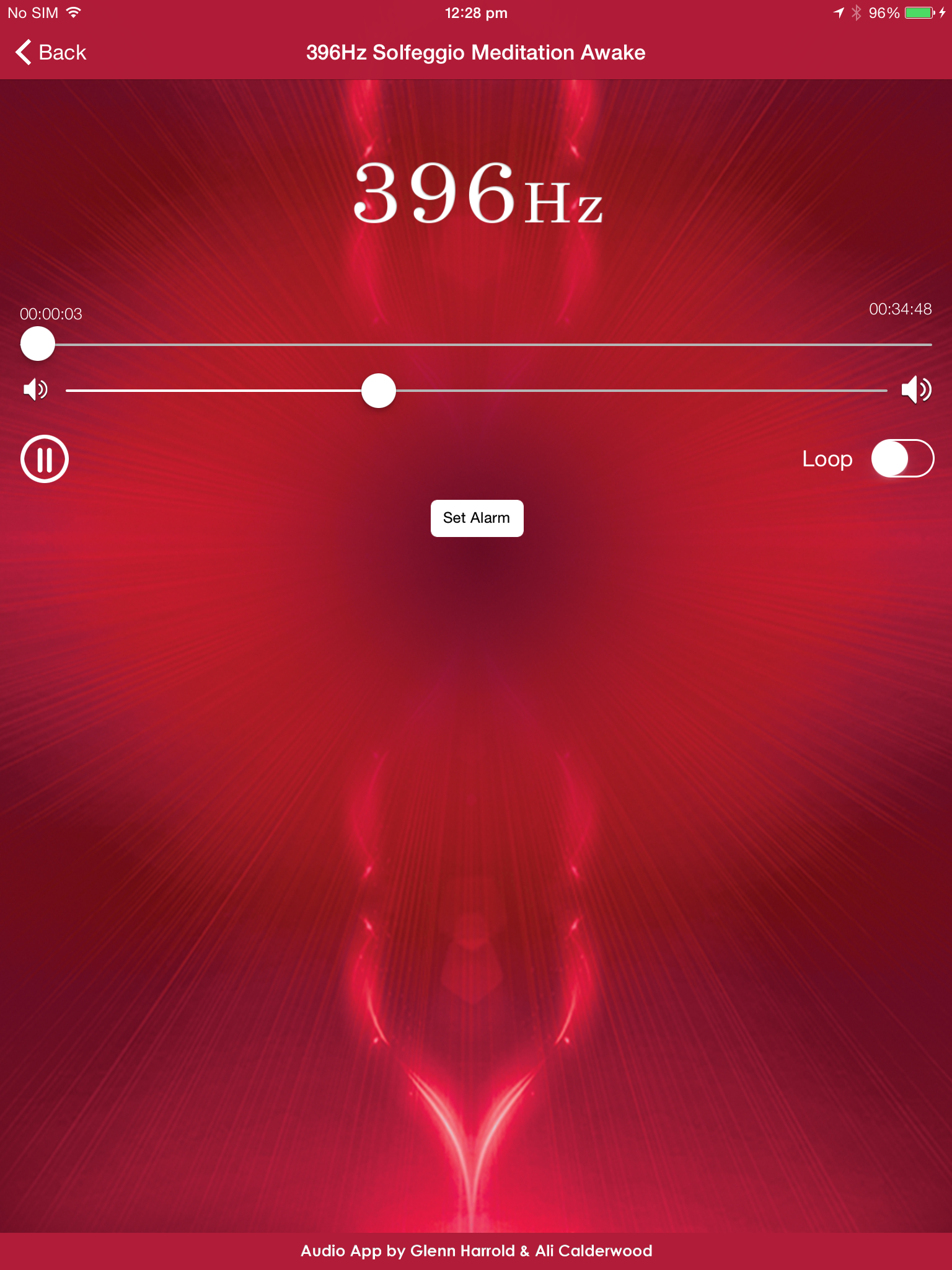 396hz Solfeggio Sonic Meditation by Glenn Harrold & Ali Calderwood screenshot 7