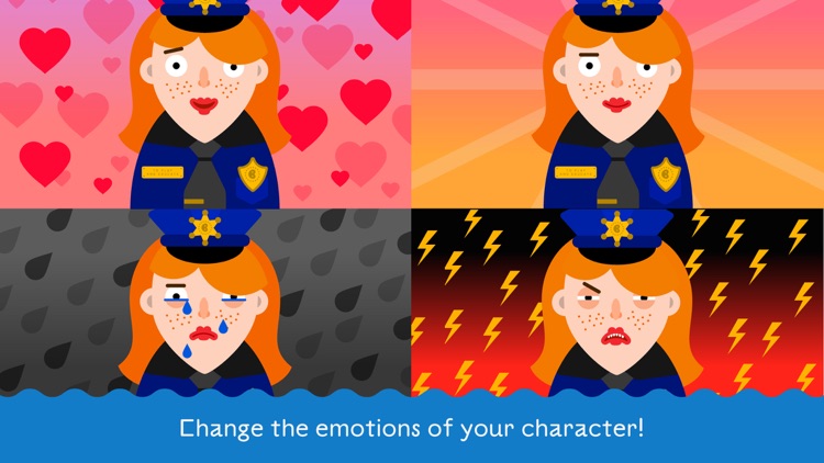 Talking Faces by Bubl: Learn Professions and Emotions screenshot-3