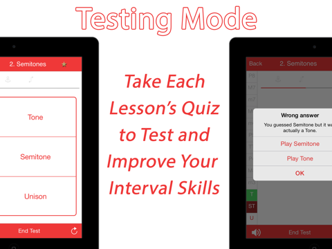 Relative Pitch Free Interval Ear Training - intervals trainer tool to learn to play music by ear and compose amazing songs iPad screenshot 3 - Music app