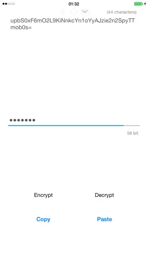 Скриншот TXTcrypt на iPhone 1