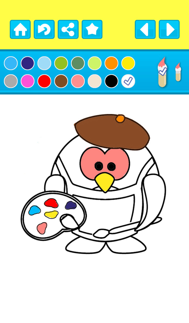 Penguin Coloring Book For Kids - My Eskimo Village Club