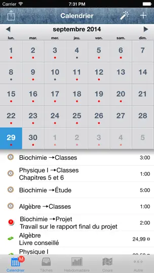 Capture d'écran de Étudiant - Gestion Du Temps sur iPhone 1