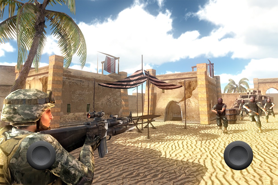 Army War - Desert Battlefield Free screenshot 3