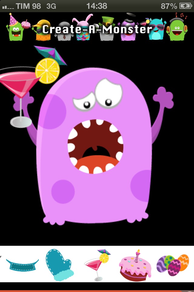 Create-A-Monster - Create cool Monsters! Have fun with your kids! screenshot 2