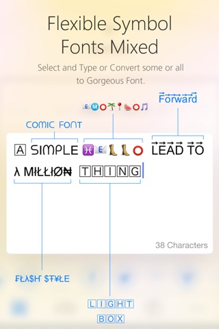 Symbol Font Mix - Cool Fonts Special Character and Emojis for Chat Messages and Your Favourite Messenger screenshot 4
