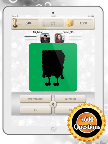 Cartoon Shadow | Multiplayer Quiz iPad screenshot 5 - Entertainment app