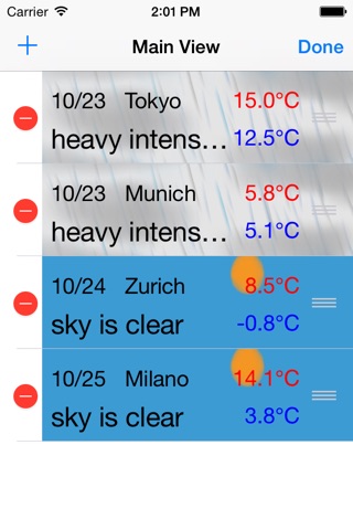 WeatherOfTrip screenshot 3