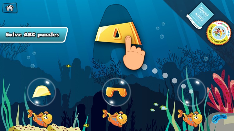My Alphabet: Underwater ABC for Kids Free screenshot-0