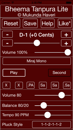 Bheema Tanpura Lite screenshot 1