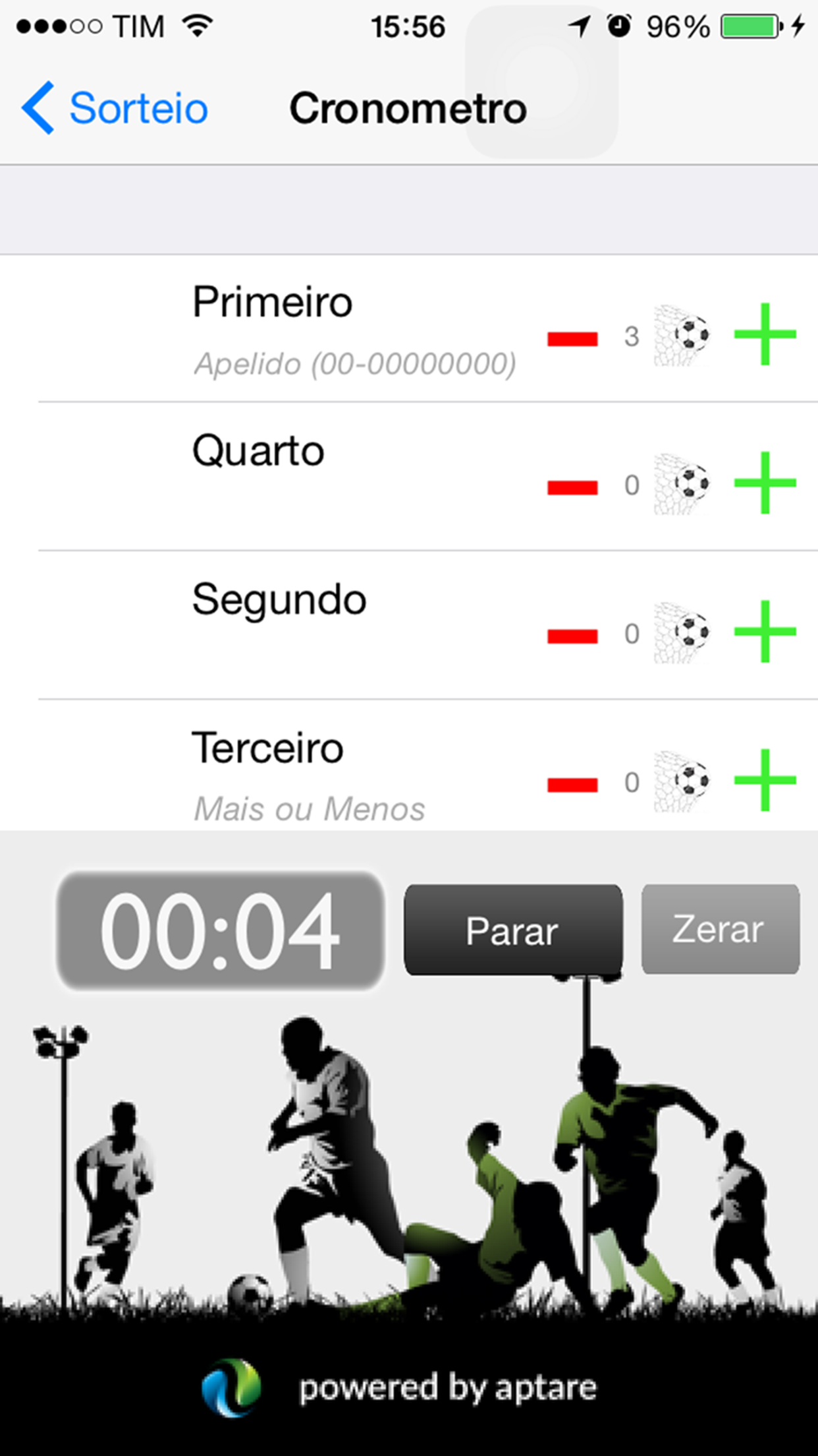 Pelada Manager+