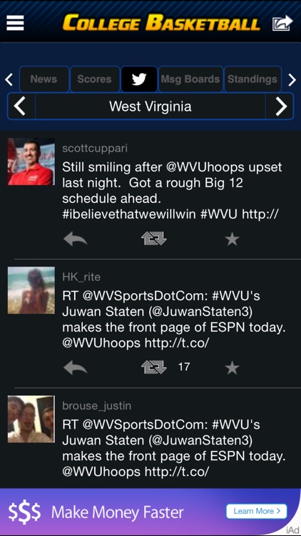 College Basketball Scoreboard screenshot-3