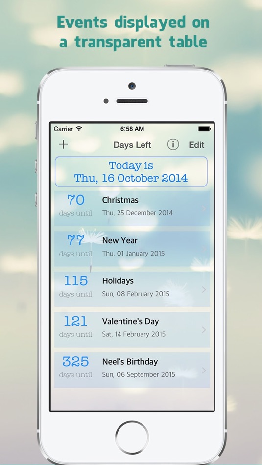 #2. Days Left - Countdown to Event Date (iOS) 由: Istiak Islam