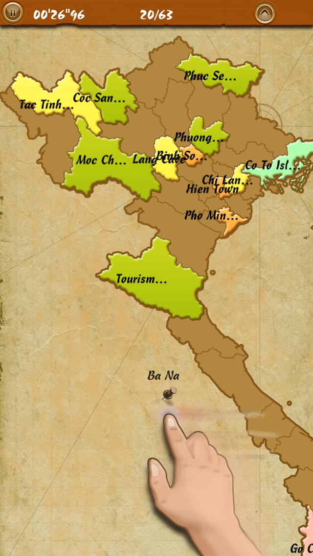 MapPieces: Vietnam - A map puzzle game