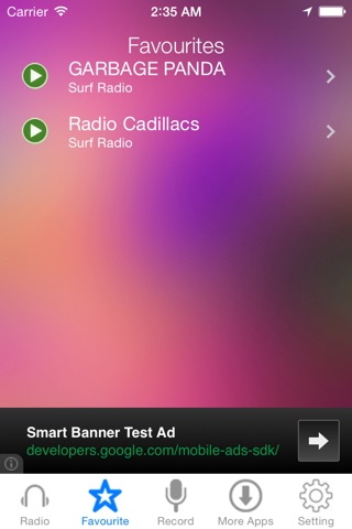 Surf Music Radio Recorder screenshot 3