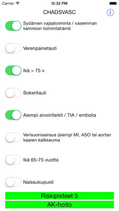 Screenshot #1 pour CHADS-VASC