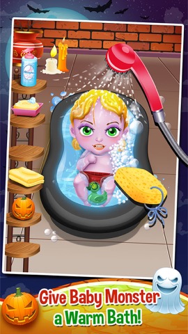 Mommy's Monster Pet Newborn Baby Doctor Salon - my new born spa care games!のおすすめ画像4