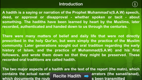iHadith | 40 Hadith of Messenger S.A.W. screenshot