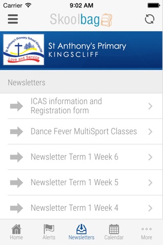 St Anthony's Primary School Kingscliff - Skoolbag screenshot 4