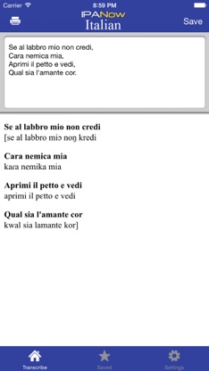 IPANow! Italian screenshot 1