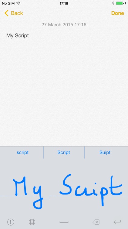 MyScript Stylus - Handwriting Keyboard