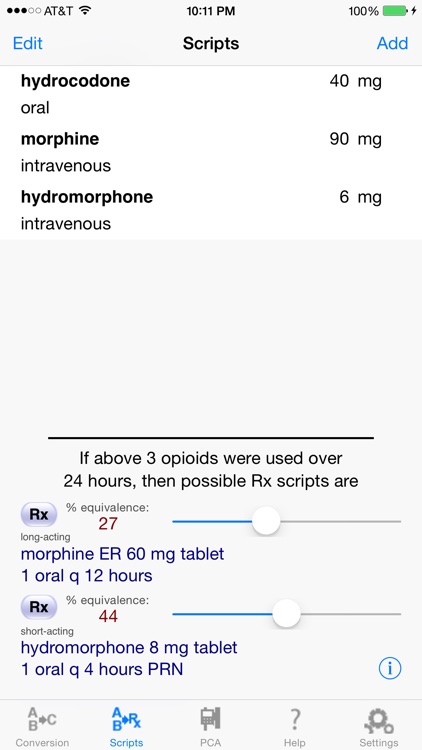eOpioid™ : Opioids & Opiates Calculator