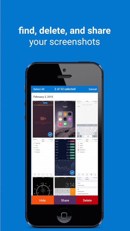 Screenshots - Find, Share, and Delete Screenshots
