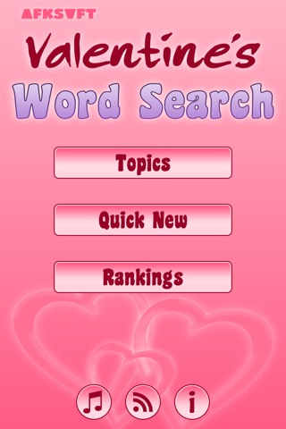 Valentine's Day Word Search HDのおすすめ画像2