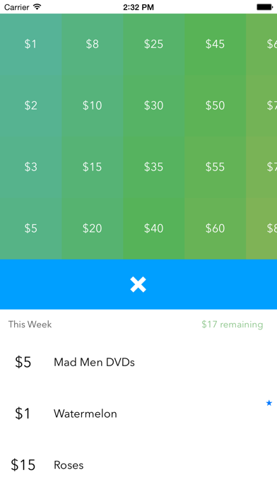 Screenshot #1 pour Weekling: Free Weekly Budget Tool & Tracker