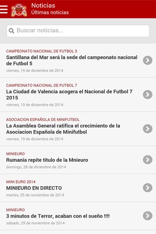 Asociación Española Minifútbol screenshot 2