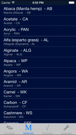 Captura de pantalla de Yarn Count en iPhone 4