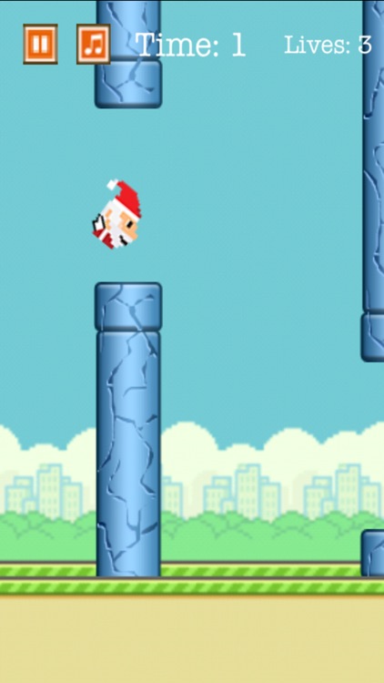 Aaaaaah! Flappy Santa screenshot-4