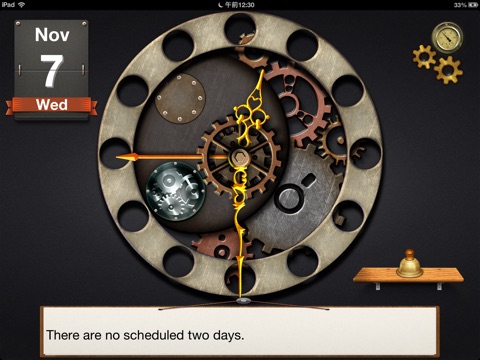 AntiqueClock2 for iPad screenshot 2