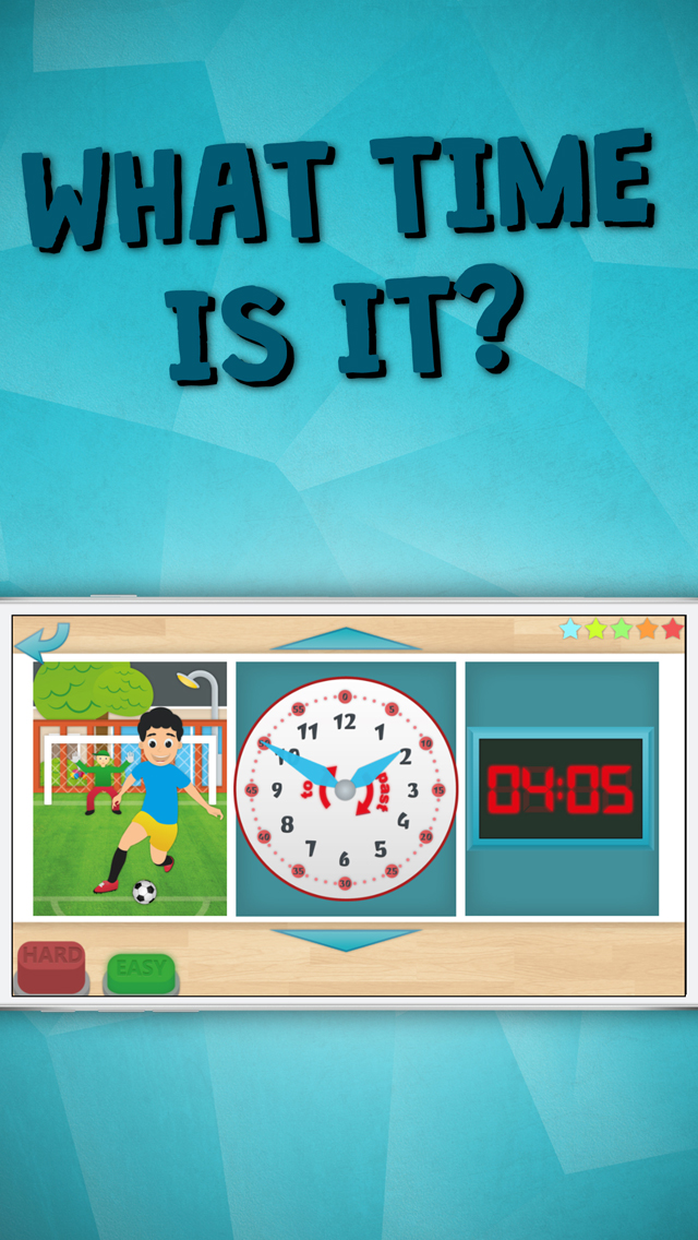 Time Telling Fun for school Kids Learning Game for curious boys and girls to look interact listen and learn